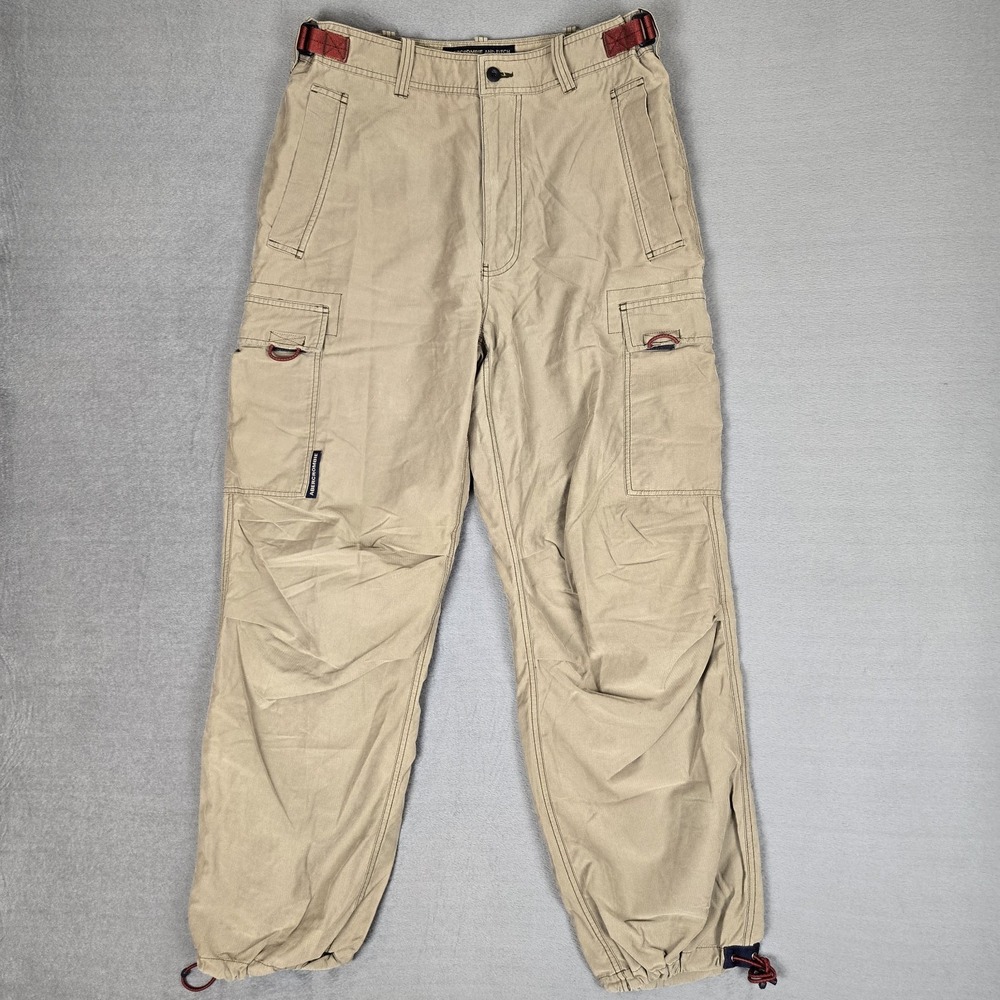 Vintage Abercrombie Fitch Pants Mens Large Paratrooper Cargo Drawcord